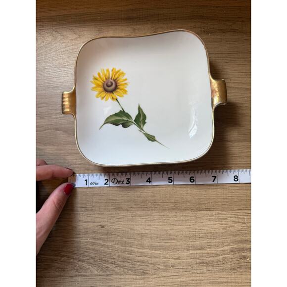 Winterling Marktleuthen Bavaria Sunflower Dish Plate - Picture 4 of 6